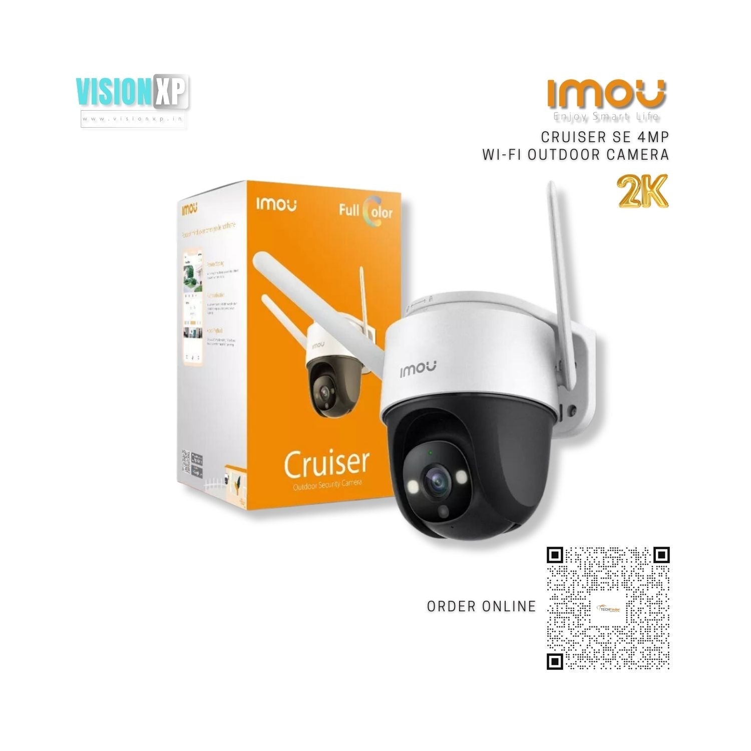IMOU Cruiser SE 4MP Pan & Tilt Wi-Fi Camera IMOU Cruiser SE 4MP Pan & Tilt Wi-Fi Camera
